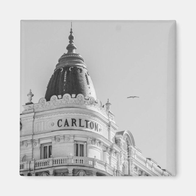 Karltonhotell i Cannes Magnet (Framsidan)