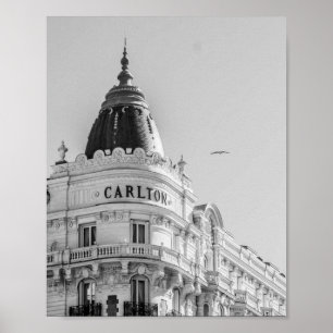 Karltonhotell i Cannes Poster