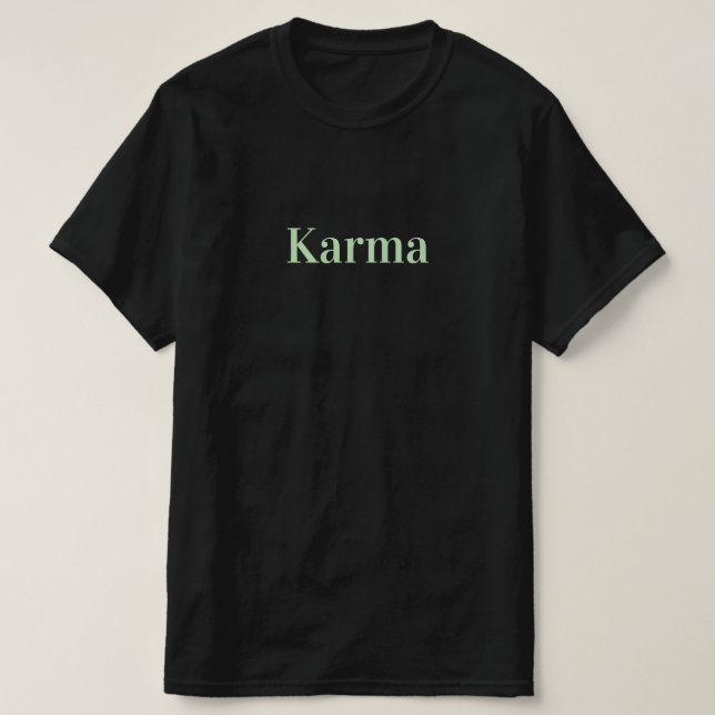 Karma 001 t shirt (Design framsida)