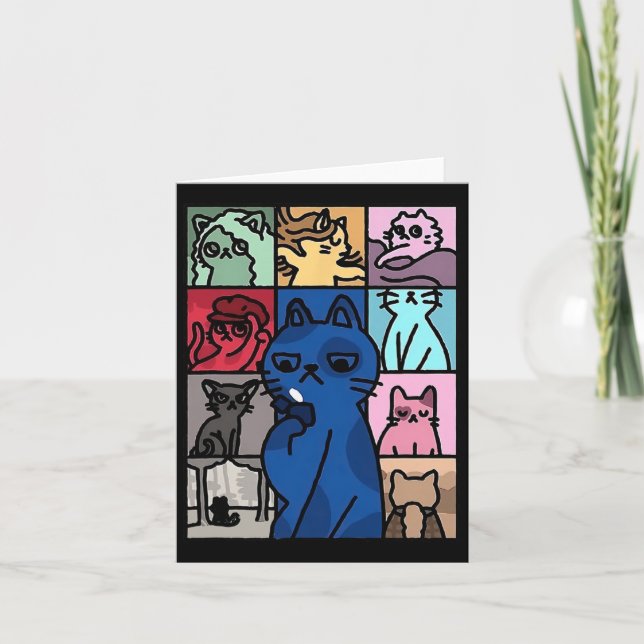 Karma är Cat Shirt Cat Lover Kort (Framsida)