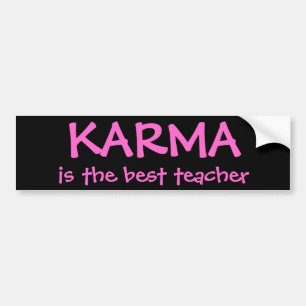 KARMA är den bäst lärare Bildekal