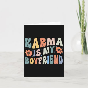 Karma är min vän Mental Health Autism Awarene Kort