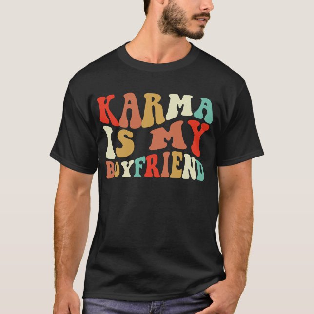 Karma är min vän t shirt (Framsida)