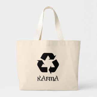 Karma Återvinna vad som händer runt omkring kommer Jumbo Tygkasse