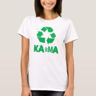 Karma återvunnen t shirt