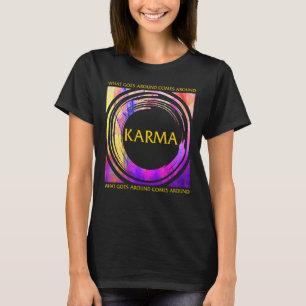 Karma Buddha Yoga Vintage Universal Law Buddhism P T Shirt