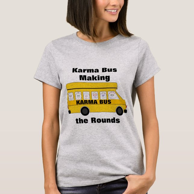 Karma Buss T-Shirt (Framsida)