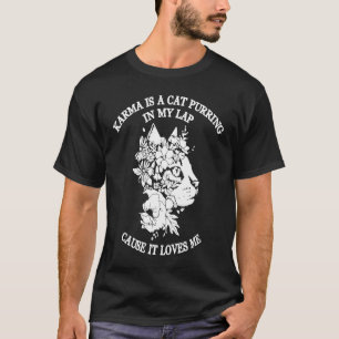Karma Cat under min höftdjur T Shirt