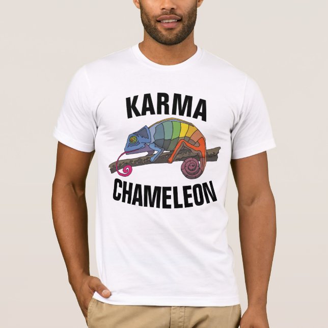 KARMA CHAMELEON Vintage 80s T-Shirts (Framsida)
