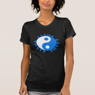 KARMA cirklar med det Yin Yang symbolet T Shirt