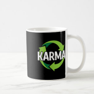 Karma Destiny Meditation Recycling Environmental P Kaffemugg