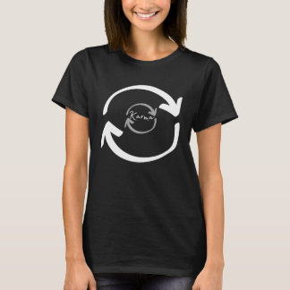 Karma det som kommer runt går runt t shirt