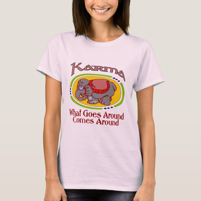 Karma Elephant Tee (Framsida)