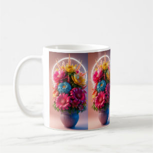 Karma Gifts 16 oz Black and White Boho Mugg Butter