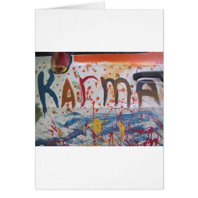 Karma Hälsningskort (Framsidan)