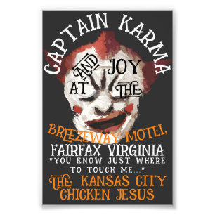 Karma Kapten & Joy Breezeway Motel Fairfax VA Fototryck