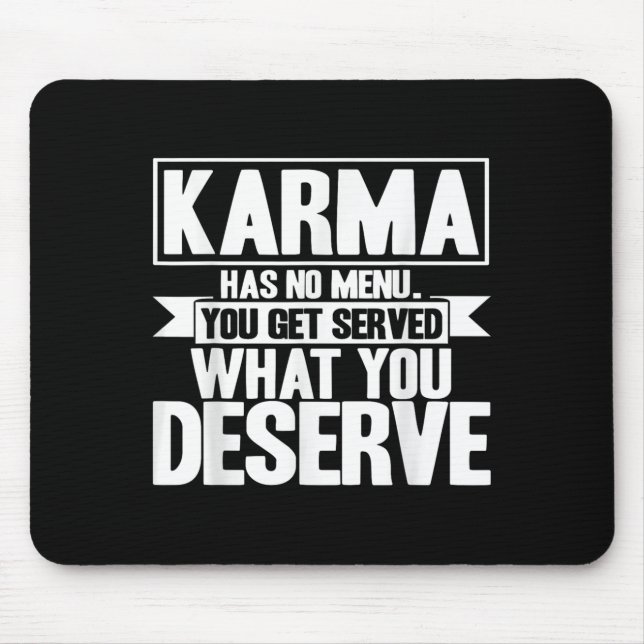 Karma Karma har ingen menu-inspiration att säga Musmatta (Framsidan)