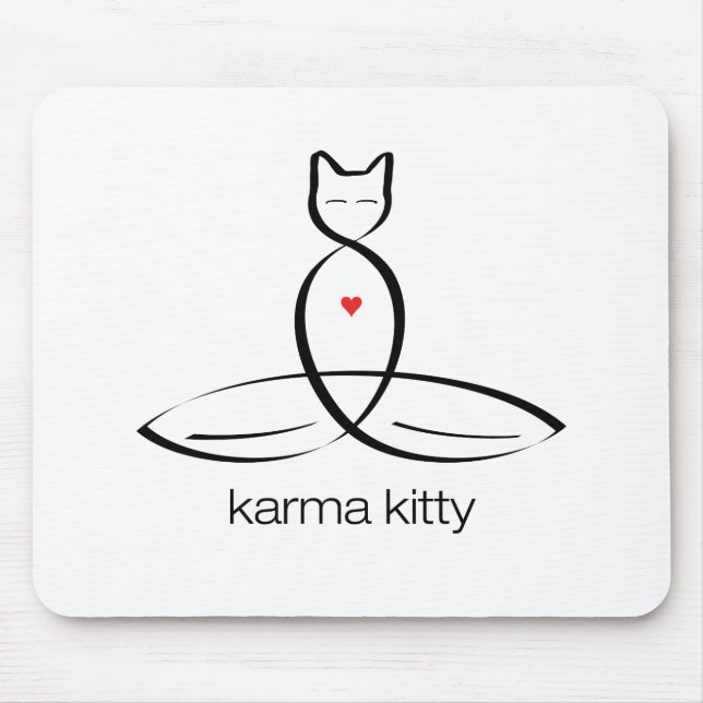 Karma Kattunge - Regular stil text. Musmatta (Framsidan)
