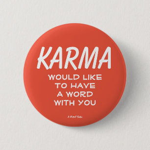 Karma - Knappen MisterP Knapp