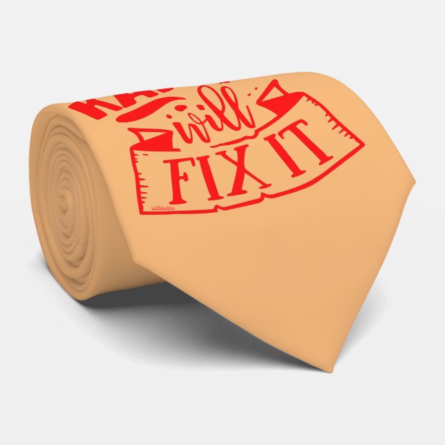 KARMA KOMMER ATT FIXA IT Lustigt sarkastiskt humor Slips (Rullad)