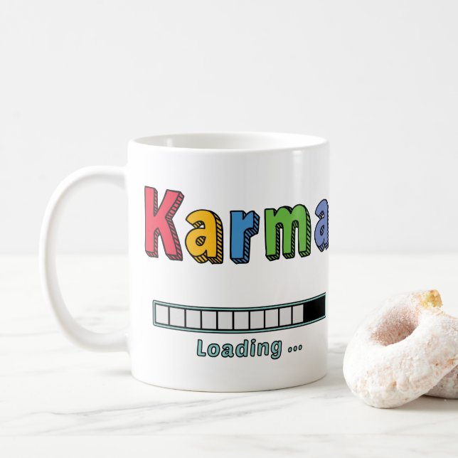 Karma laddar...   kaffemugg (Med munk)