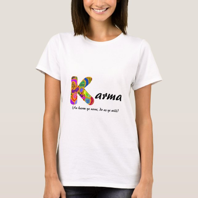 Karma (med "en skada ye inga…") tröja (Framsida)