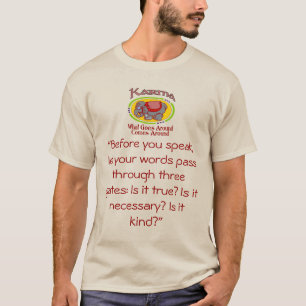 Karma och tal t shirt