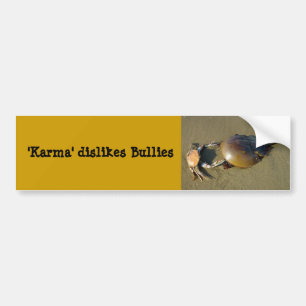 Karma ogillar översittarebildekal 7 bildekal