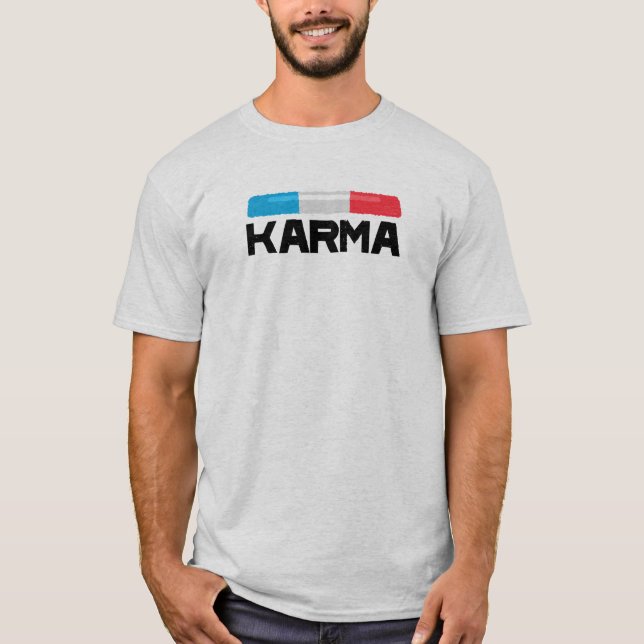 Karma-polisen T Shirt (Framsida)
