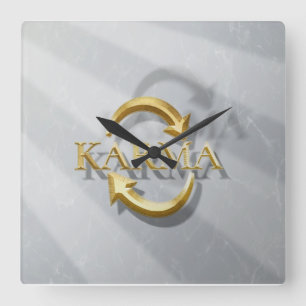KARMA-samling Fyrkantig Klocka