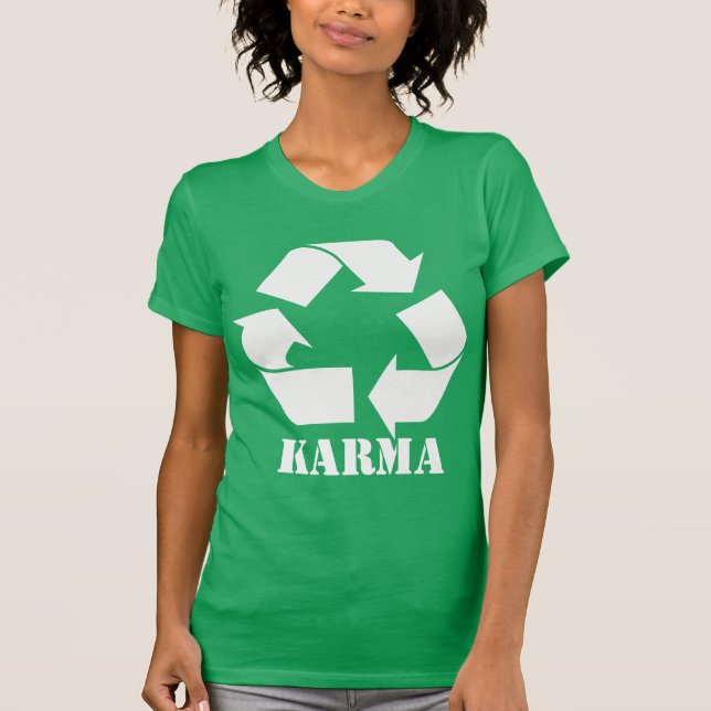 Karma Symbol T Shirt (Framsida)