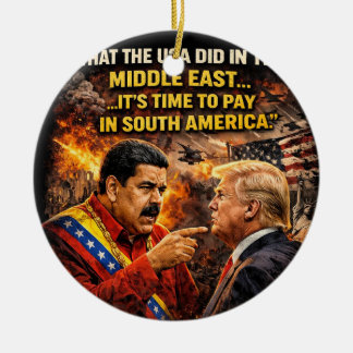 karma tillbaka maduro julgransprydnad keramik