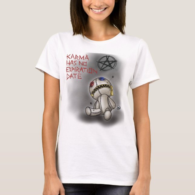 Karma Voodoo Doll T Shirt (Framsida)