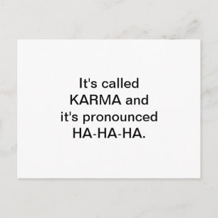Karma vykort