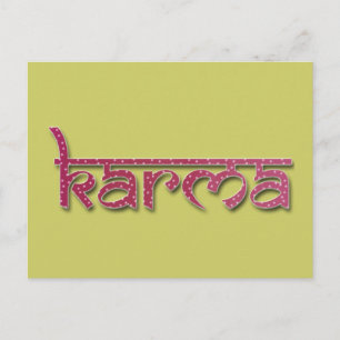 karma vykort