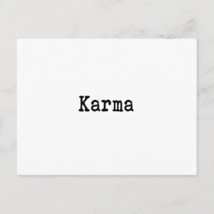 Karma Vykort