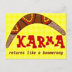 Karma vykort
