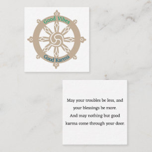 Karma Wheel Dikt Pass along Cards