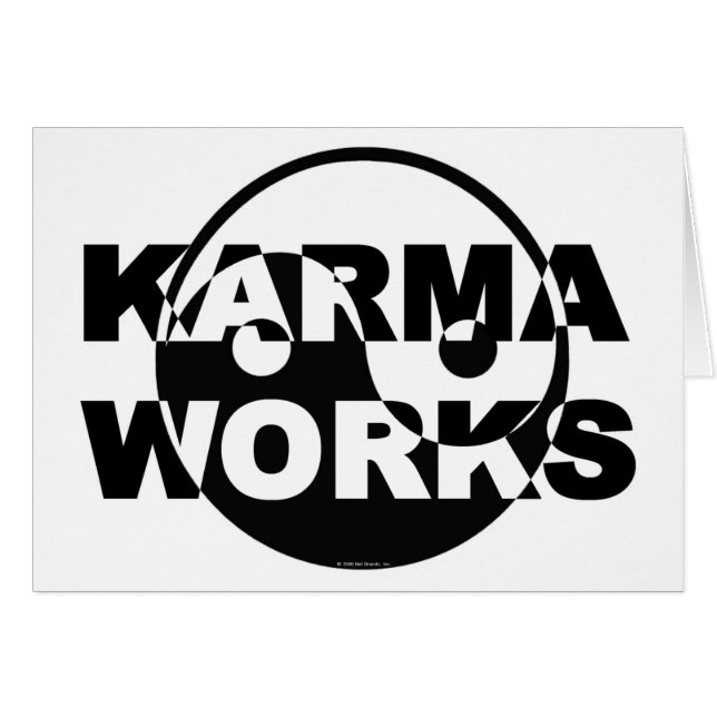 Karma Works Hälsningskort (Framsidan Horizontal)