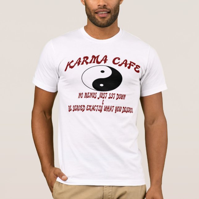 KarmaCafe T Shirt (Framsida)