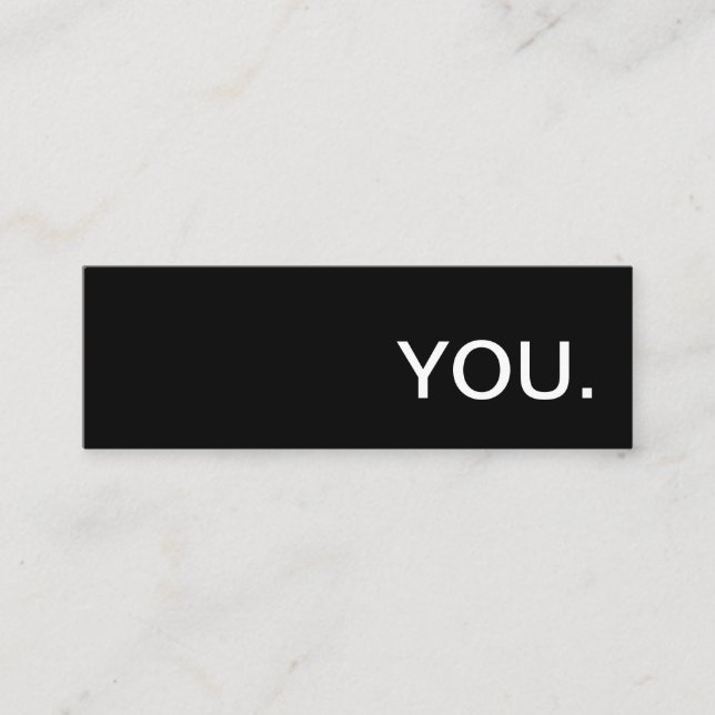 Karmakort Mini Visitkort (Framsida)