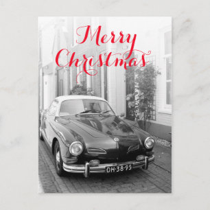 Karmann Ghia Klassisk Julbil Helg Vykort