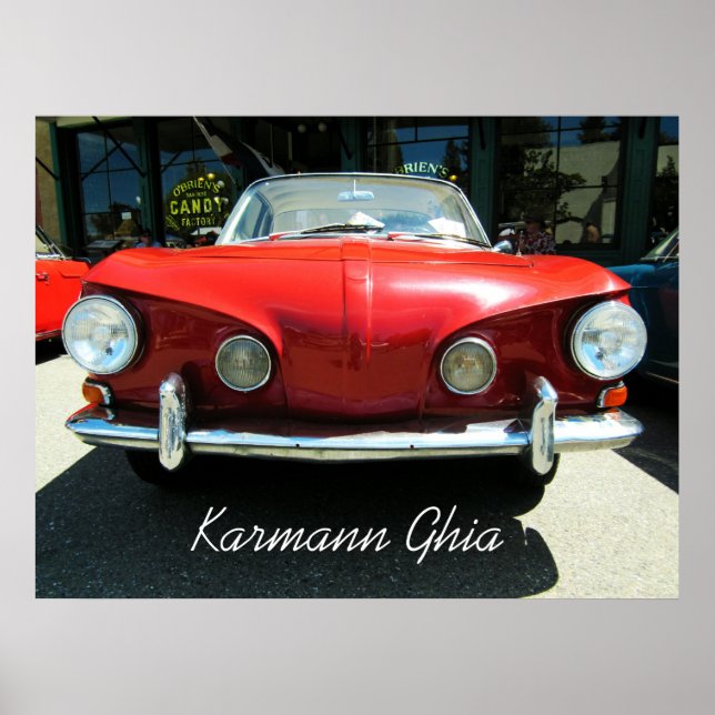 Karmann Ghia Poster (Framsidan)