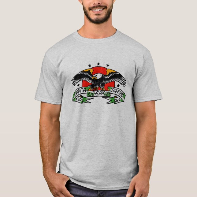 karmatatueringtshirt erie, pa tee shirt (Framsida)
