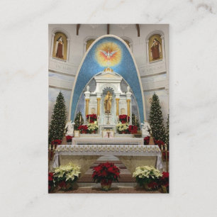 Karmel-Religiösa-katolskt bönekort Visitkort