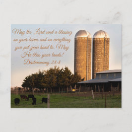 Karmer A Farmer's Prayer of Blessing Vykort