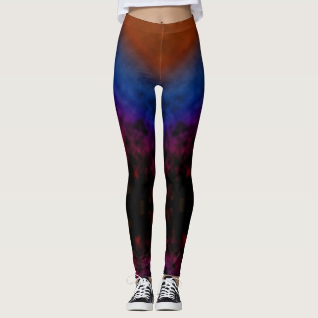 Karmosin till Kosmos Leggings (Framsida)