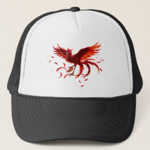 Karmosinröd Fenix av den månbelysta tidvågen.