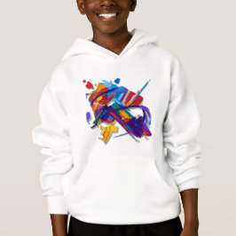 Karmosinröd Fraktur T Shirt