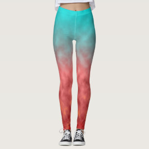 Karmosinröd Hägring Leggings